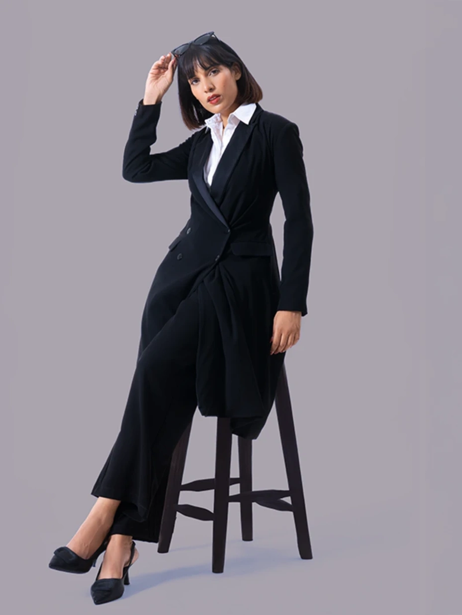 Pink Solid Silk Cotton Kurta 3