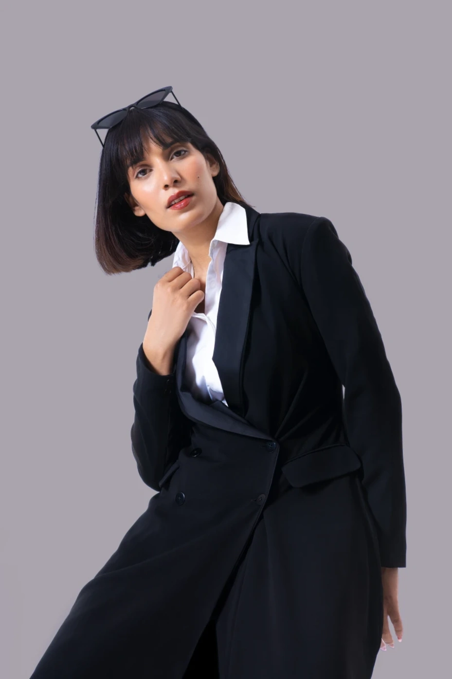 Pink Solid Silk Cotton Kurta 4