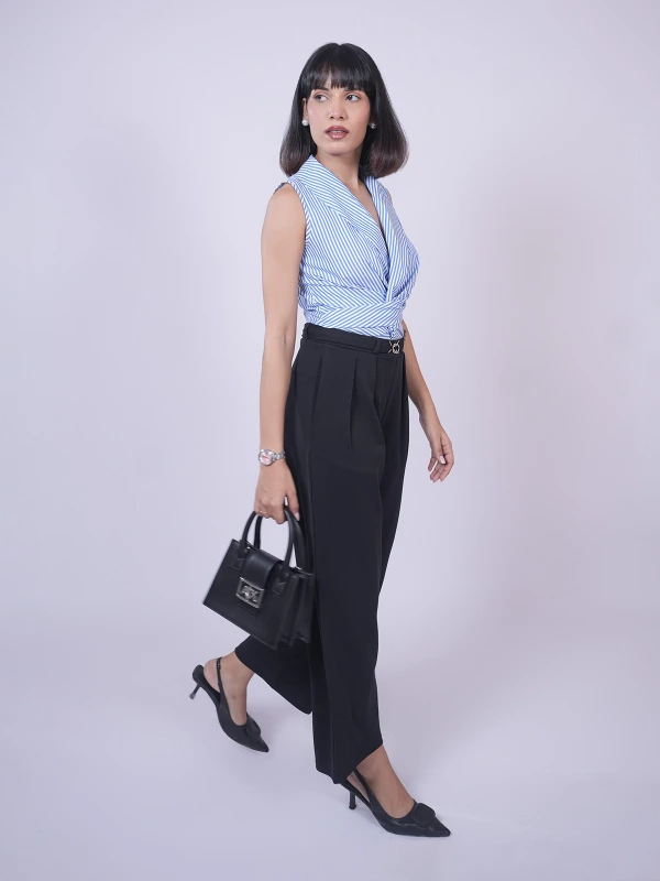 Black Straight Pants 2