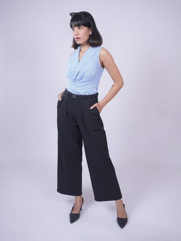 Black Straight Pants 3