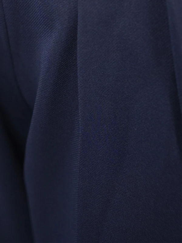 Navy Blue Straight Pants 7